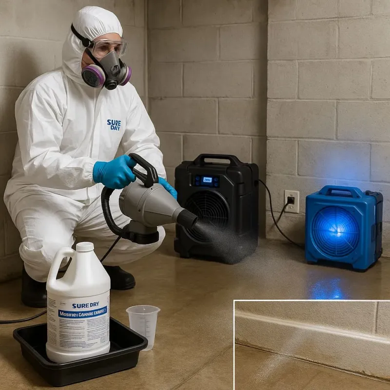 Sanitization and Odor Removal process in Kiefer, OK