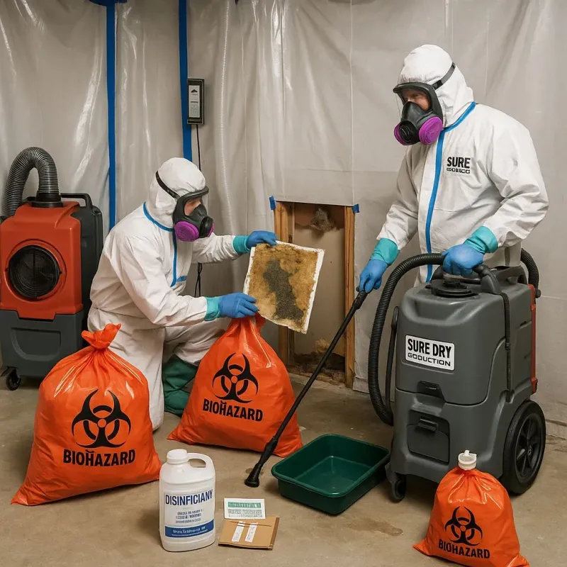 Contaminated Water Handling Protocols process in Kiefer, OK